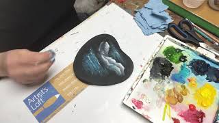 Landscape with Paper Towel, Rosemaling - Lise Lorentzen - Unintentional ASMR