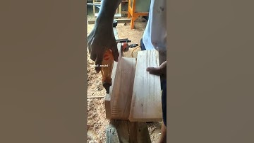 How to drill neatly and precisely on both sides #woodworking #carpenter #woodscraft