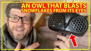 Easy Outdoor Holiday Decor With This Animated Snowflake Projector