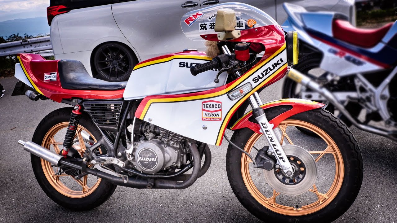 Heron SUZUKI Style RG250E カスタムバイク - YouTube