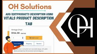 How to Add or Edit Product Descriptions using Vitals Product Description Tabs app