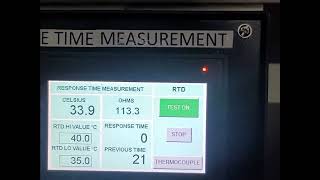 RTD/Thermocouple Response Time Measurement Unit
