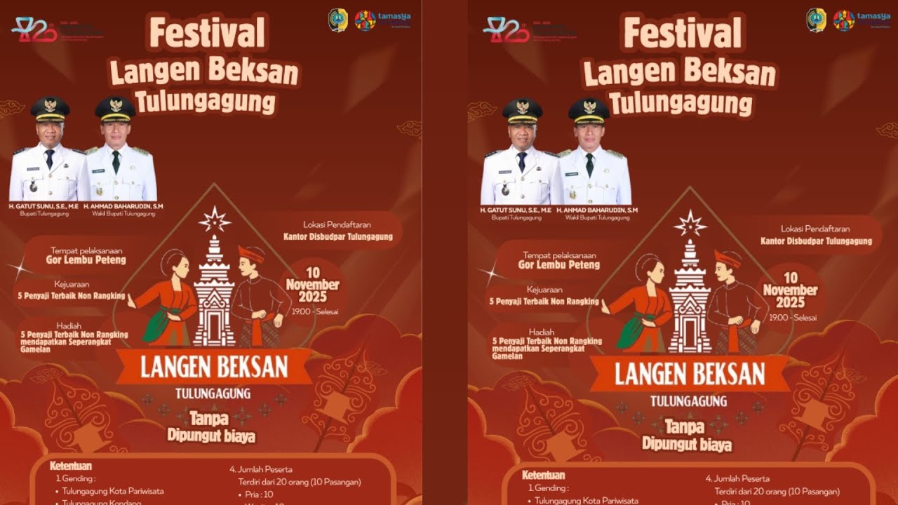 Festival Langen Beksan Tayub Tulungagung 2025 Gor Lembupeteng