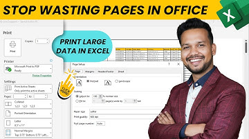 Stop Wasting Pages! Print Large Excel Data on Fewer Sheets | Complete Excel Page Setup Tutorial