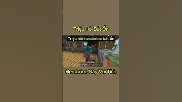 Triệu Hồi Herobrine Bất Ổn #minecraft #hazunki