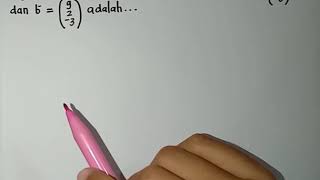 MATEMATIKA|MENCARI PROYEKSI VEKTOR ORTOGONAL|Jika yang ditanyakan persamaan vektor b pada vektor a