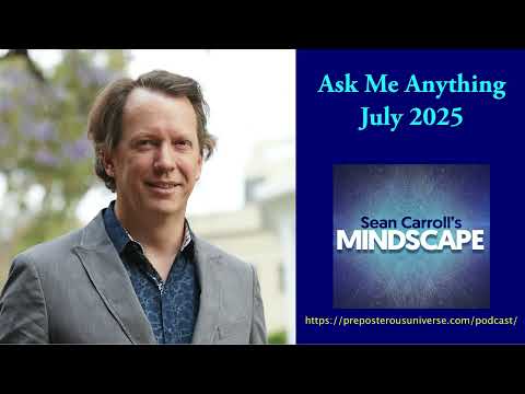 Mindscape Ask Me Anything Sean Carroll July 2025
