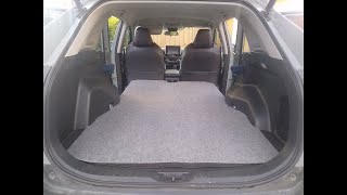 Rav4 Camper Conversion   Installation Video with Plans   2019 5th Generation Toyota Rav4