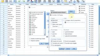SPSS Tables - Crosstable (via Crosstabs)