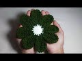 Easy Crochet Flower |How to Crochet Flower| Beginner Friendly Crochet Flower#crochet #crochetflower