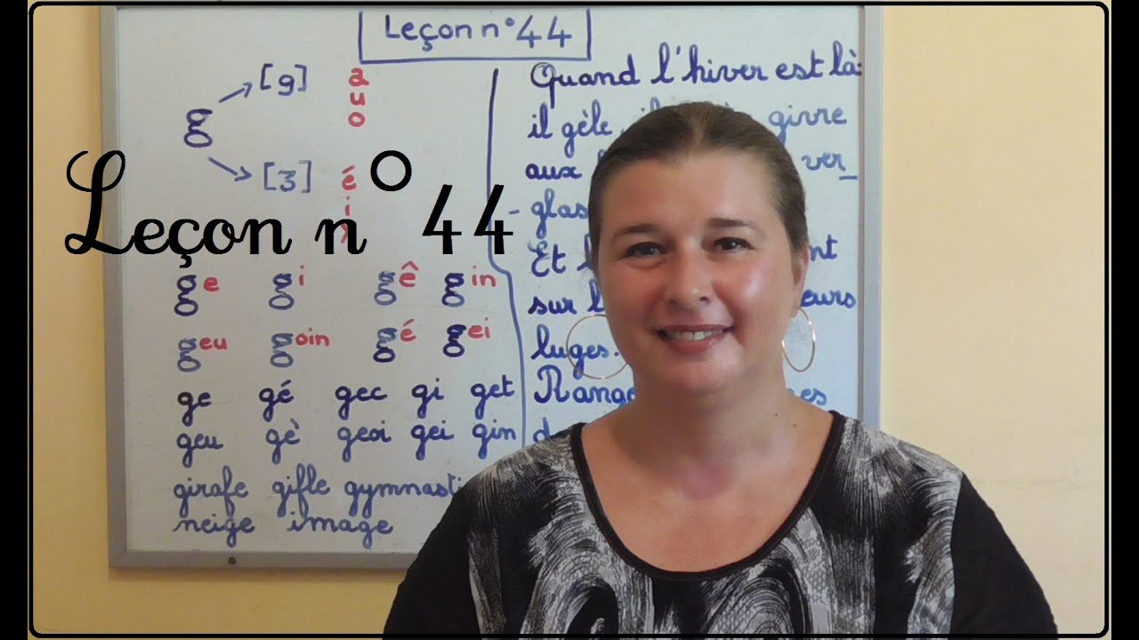 Comment Lire Vite Et Bien Lecon N 44 G A O U Et G E I Y Learning French Pronunciation Youtube