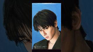 Anime Rukawa→ Realistic Eunwoo#eunwoo #oilpainting #art #portrait