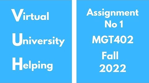 MGT402 Assignment No 1 FALL 2022( Cost and Management Accounting) 100% correct solution #education