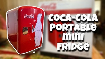 Unboxing Coca Cola Retro Personal Fridge | Coca-Cola Portable Fridge Mini Cooler
