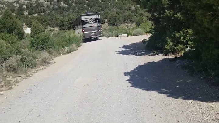 Backing into Baker Creek Camp Host site