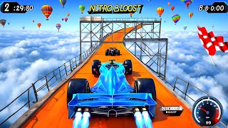 Impossible Formula Car Stunt Racing - Formula Mega Ramp Car 2025 - Android Gameplay #4 screenshot 2