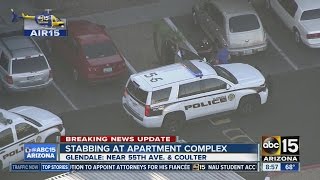 Man stabbed at Glendale apartment complex