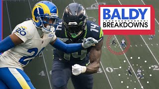 How Jalen Ramsey SHUT DOWN D.K. Metcalf on Super Wild Card Weekend | Baldy Breakdowns
