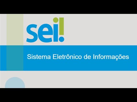 Apresentação do  Sistema Eletrônico de Informações-#SEI /introdução