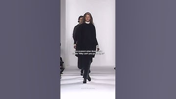 Giselle can’t walk straight #fashion #model #runway #shorts