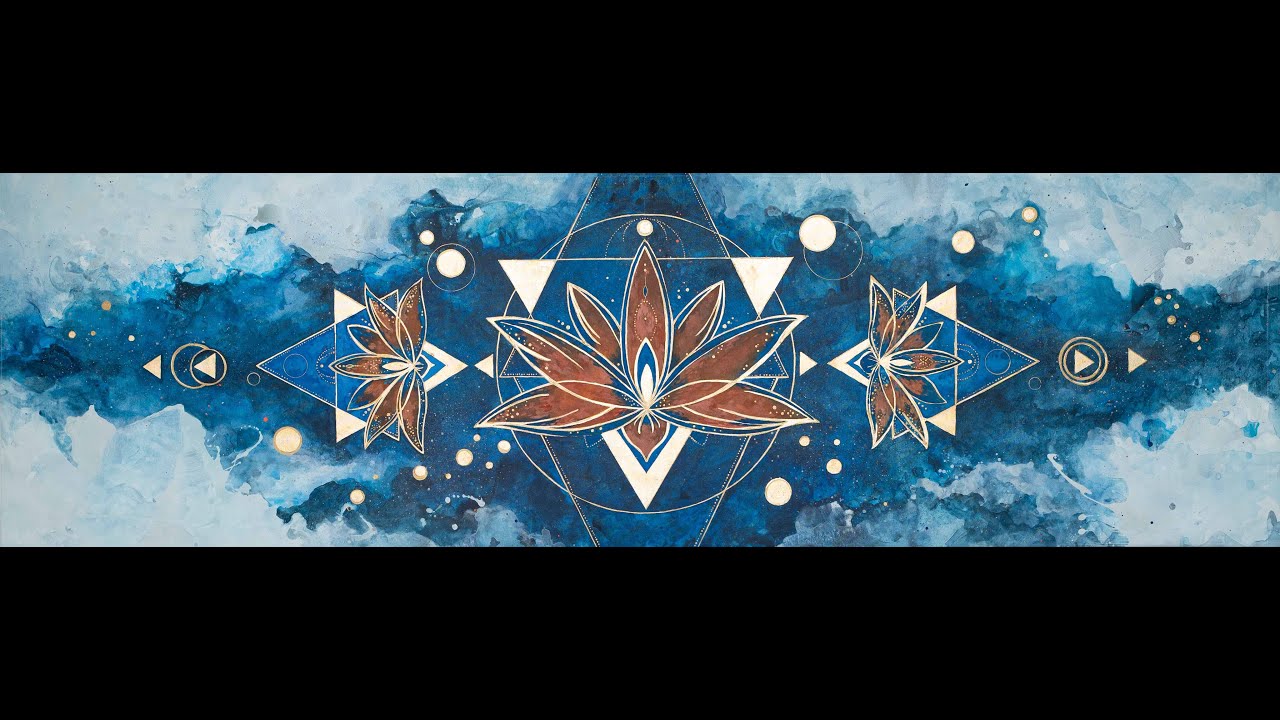 New Moon Artist Process Video: Blooming Life Yoga Studio and School Fine Art Commission