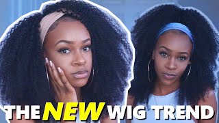 I Tried a HEADBAND WIG!? NO GLUE. NO FRONTAL. | Wig Beginner Friendly ft. Yolissa Hair