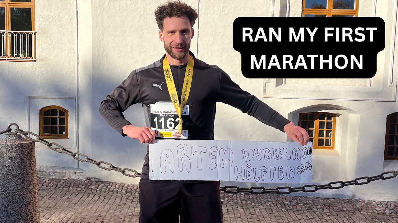 I RAN MY FIRST MARATHON IN UPPSALA, SWEDEN