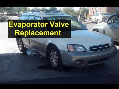 Evaporator system vent valve near charcoal canister replacement, Subaru Outback  - VOTD