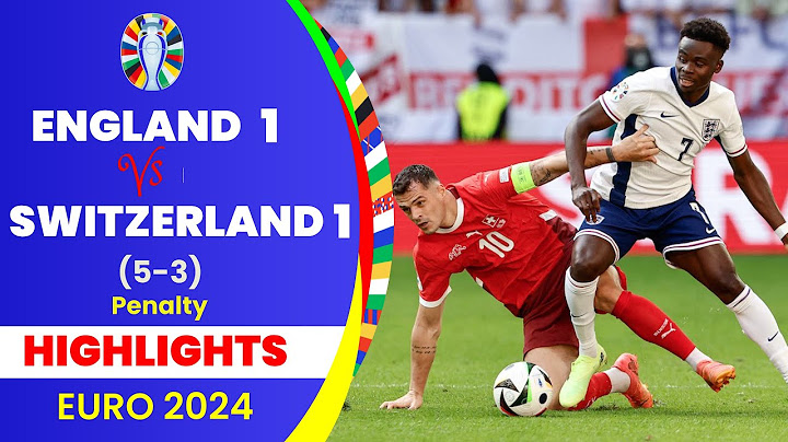 England vs Switzerland - 1-1 (5-3 on penalties) Highlights | Euro 2024 Quarterfinal ⚽️