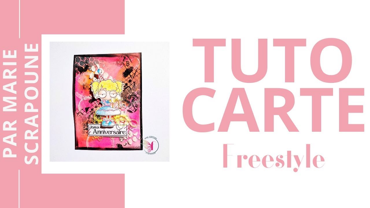 Marie Scrapoune : Tutoriel Carte en patouille avec les crayons distress ...