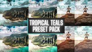 Add a Tropical Twist to Your Photos: Teals & Oranges Lightroom Preset Pack 🌴