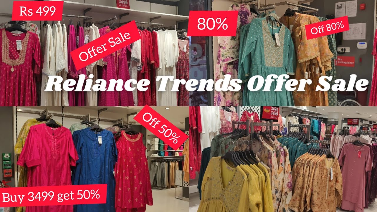 💞🛍️Reliance Trends Offer Sale Start|💞🛍️New Year offer Continue|women and kids wear