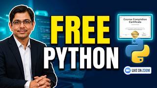 Information 100% Free Core Python Training 🚀 | Learn Python Online With Sateesh Patnaik | Anyone Can Join Update