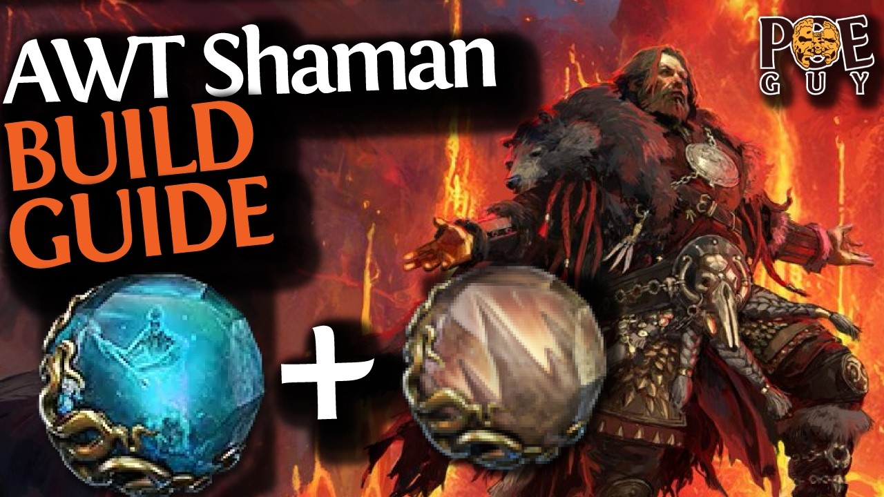 [PoE 2] - POEGUY's AWT Shaman - Video Build Guide - // Excellent for Simulacrums and Sekhema carries