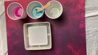 Making a resin ashtray
