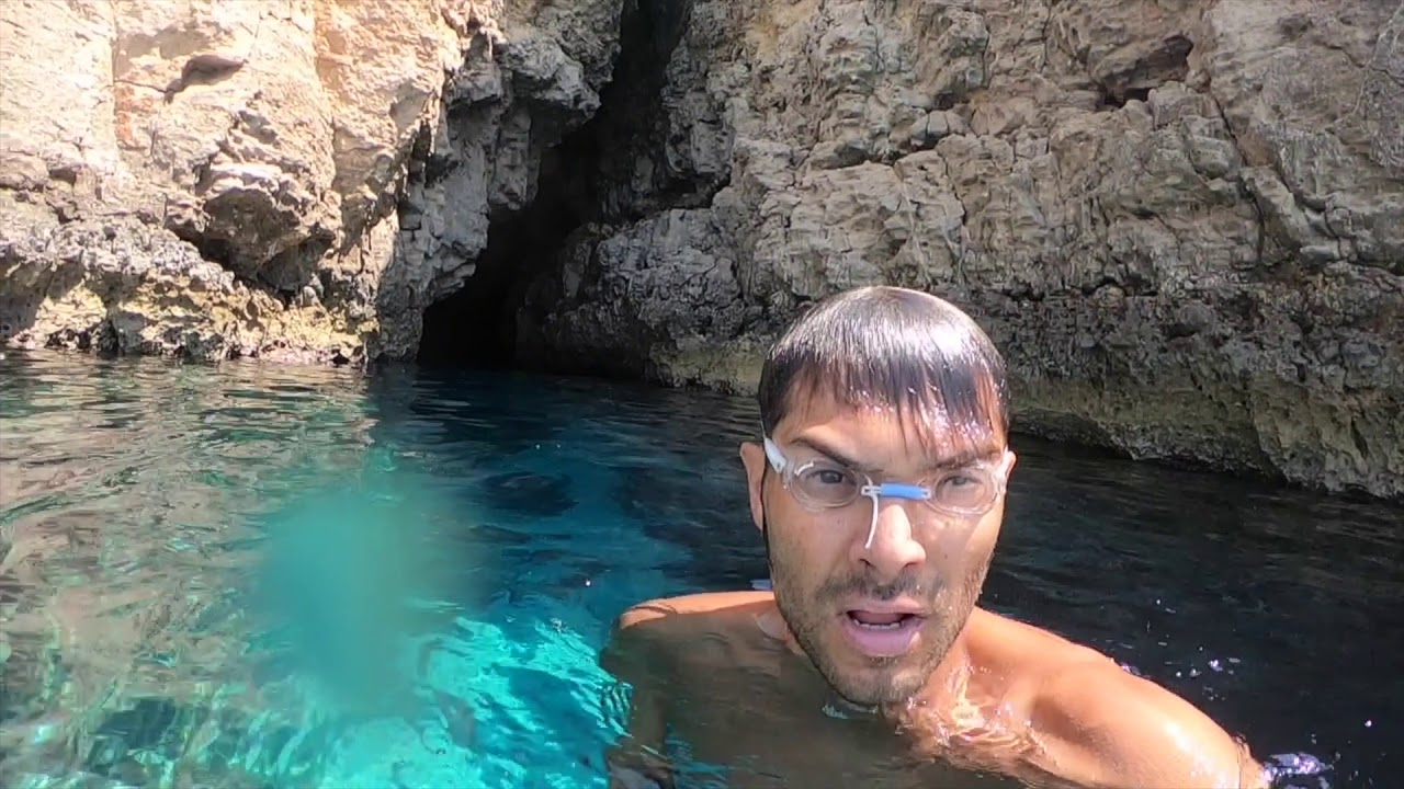 Freediving Blue Lagoon Comino Malta Gopro