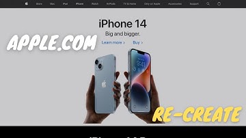 APPLE.COM Landing Page Recreate / FIGMA / Web Design