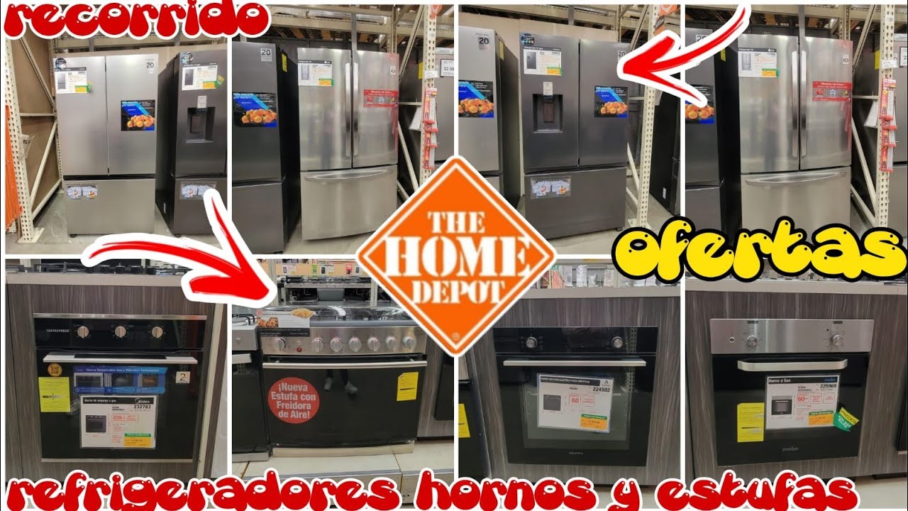 HOME DEPOT RECORRIDO OFERTAS 🤑🥂 REFRIGERADORES HORNOS Y ESTUFAS DECORACIONES PARA EL HOGAR 