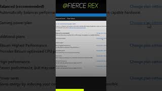 Best Windows 10 Power Plan Settings in 1 Minute! ⚡️ #windows10  #powerplan #techtips