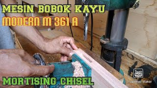 Mortising Chisel Modern Cara Menggunakan Mesin Bobok Kayu Woodworking Nina Taristiana