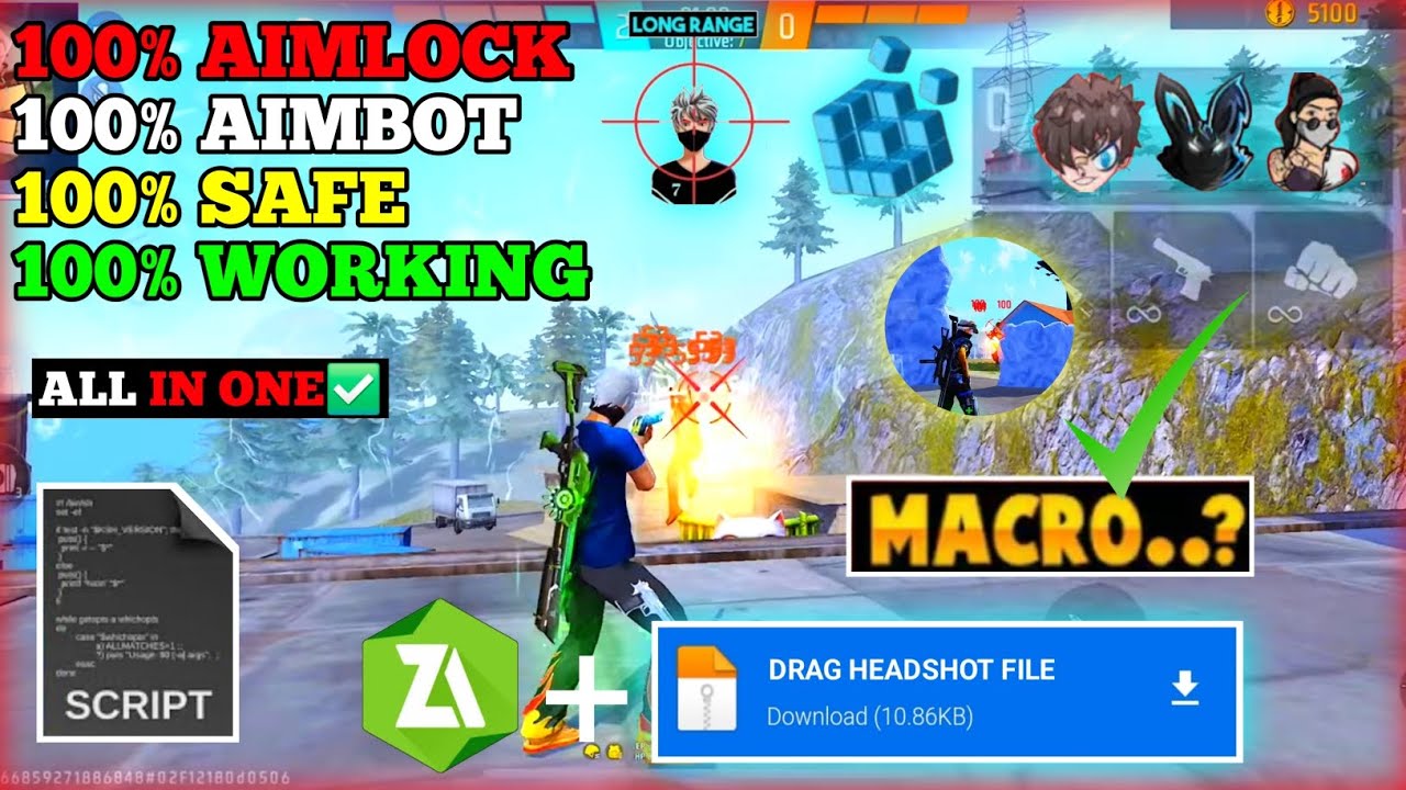 Free Fire Auto Headshot Config File🎯🌠 Macro Aimbot + No Recoil Regedit ‼️ Antiban VIP Script 👽