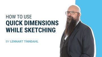 SOLIDWORKS TUTORIAL: How to use Quick Dimensions while sketching