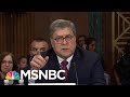 Trump Lawyers, Barr Argue Trump Can't Be Investigated, Prosecuted | Rachel Maddow | MSNBC