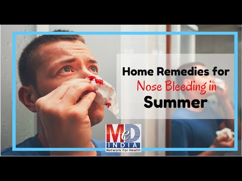 Video: Hvordan afhjælper man en næseblødning?