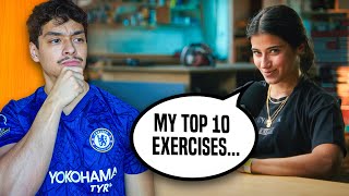 Martin Rios Reviews Sara Saffari's Top 10 Bodybuilding Exercises! 🏋️‍♀️😮