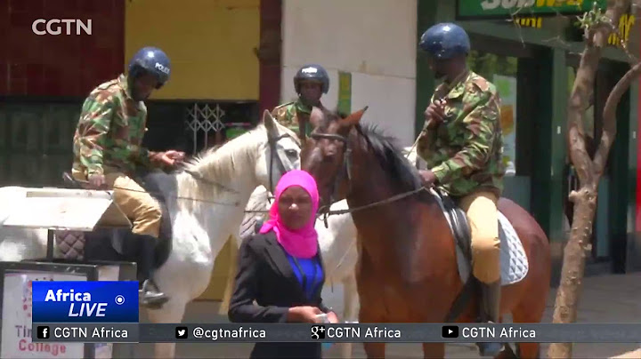 Kenyan police fire tear gas to disperse opposition protesters
