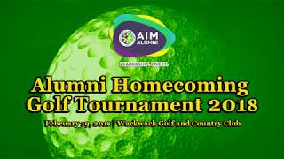 AIM Alumni Homecoming Golf Tournament  2018