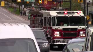 Vancouver Fire Engine 6 & BCAS Responding/Arriving