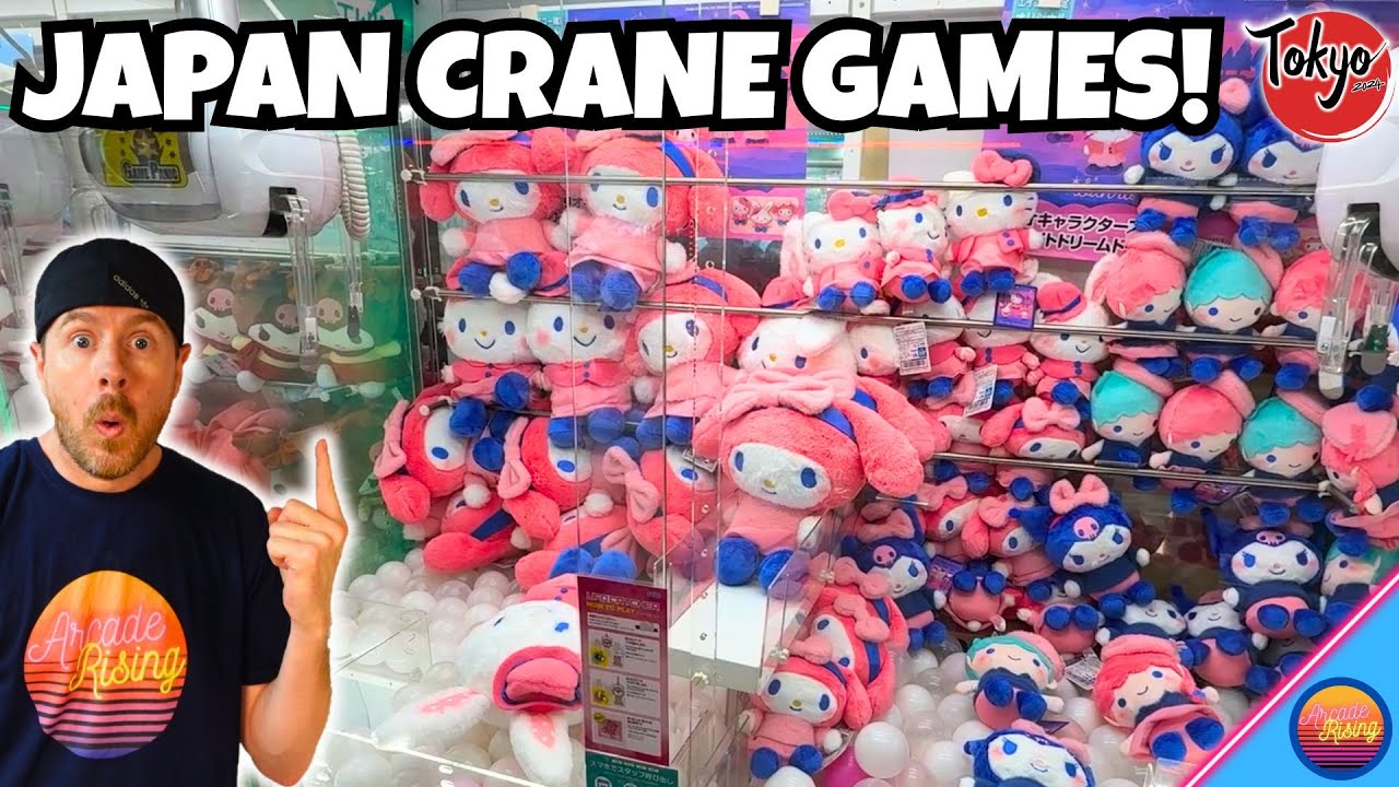 Japanese Claw Machines Full of Exclusive Sanrio and Other Epic Prizes!