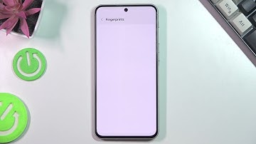 SAMSUNG Galaxy A56 5G How to Add a Fingerprint